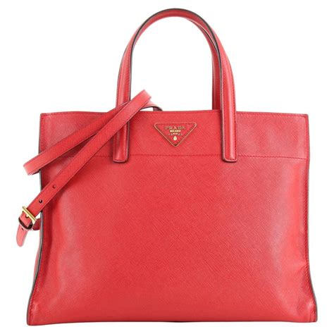 prada tote triple pocket convertible saffiano leather tan|Women's Totes .